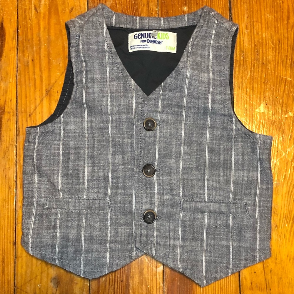 Boys 18M OshKosh Grey Vest